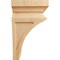 Ekena Millwork 4"W x 4 3/4"D x 8"H Small Nevio Wood Corbel, Red Oak CORW04X04X08NERO - alternate 2